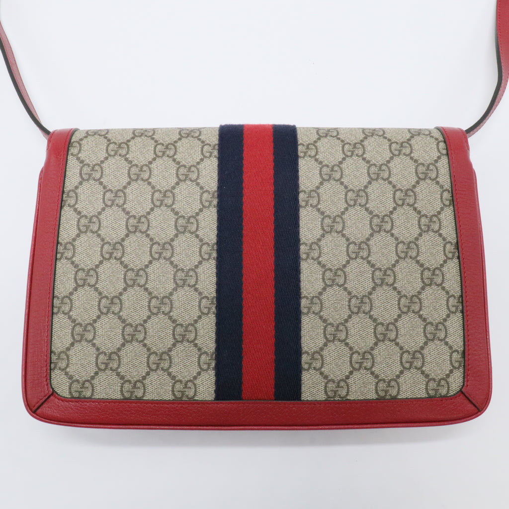 Queen Margaret Shoulder Bag GG Coated Canvas Medium
