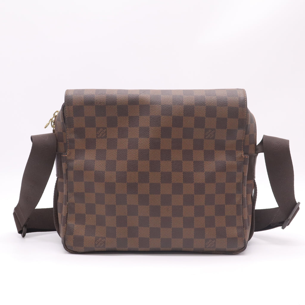 Louis Vuitton Damier Ebene Canvas Naviglio Messenger Bag Twins B23090