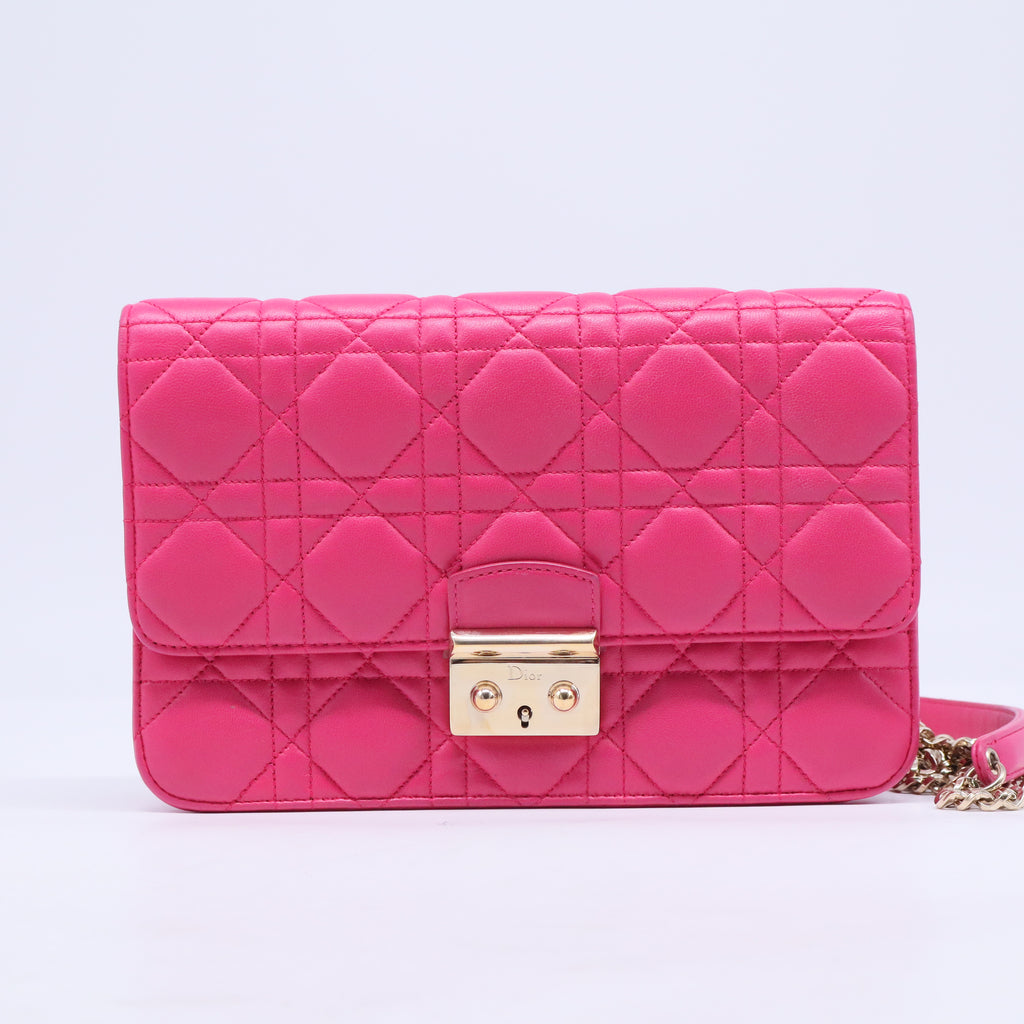 Miss Dior Promenade Pouch Cannage Quilt Lambskin Large B20643