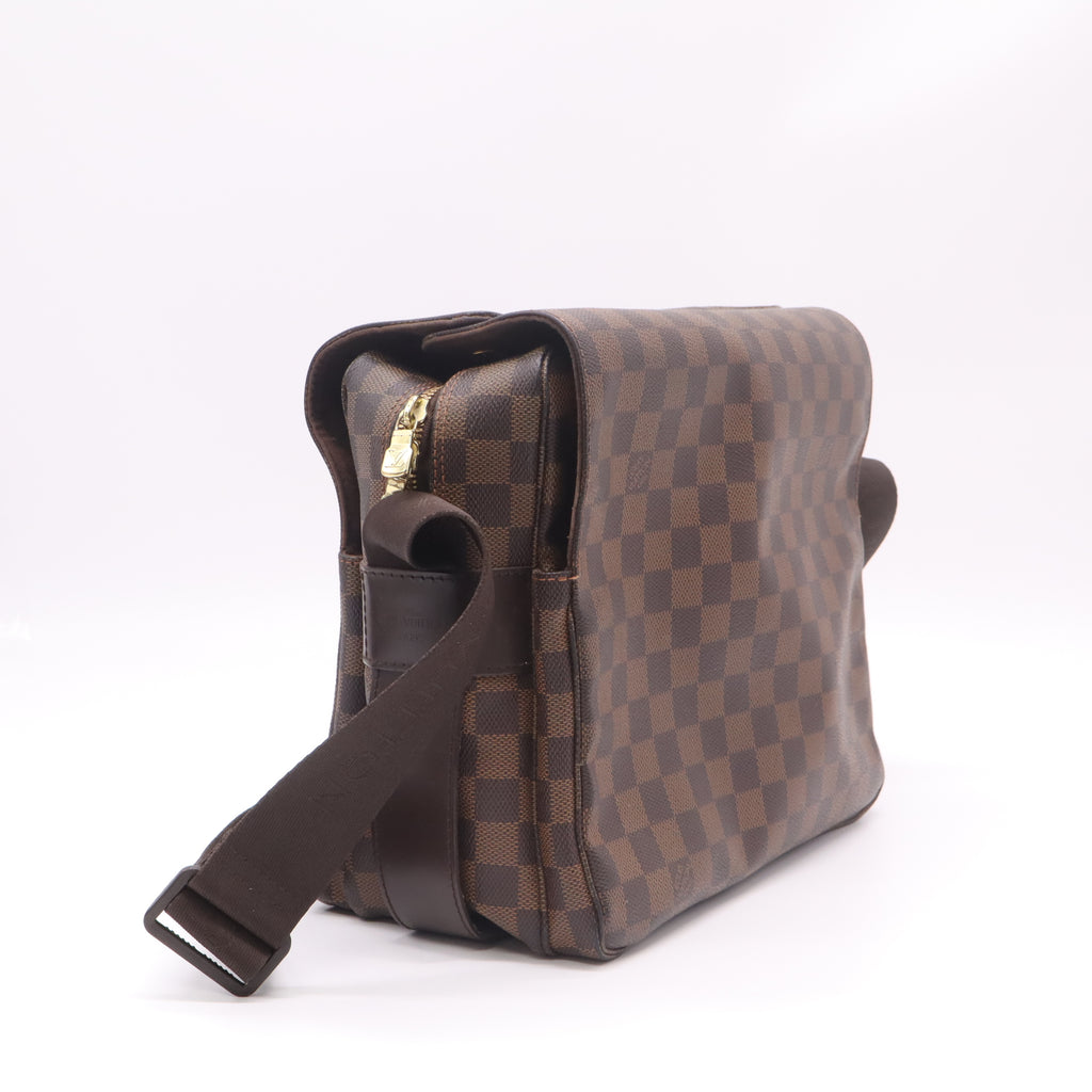 Louis Vuitton Damier Ebene Canvas Naviglio Messenger Bag Twins B23090