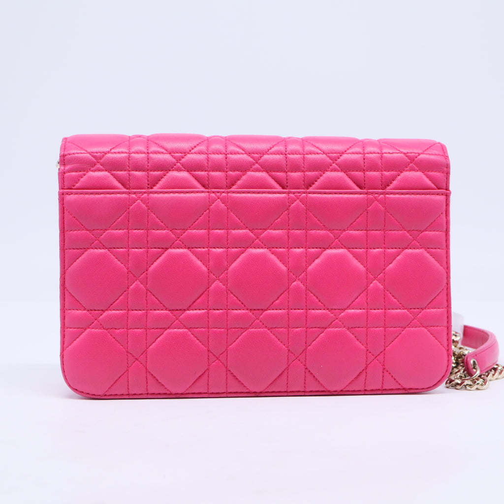 Miss Dior Promenade Pouch Cannage Quilt Lambskin Large B20643