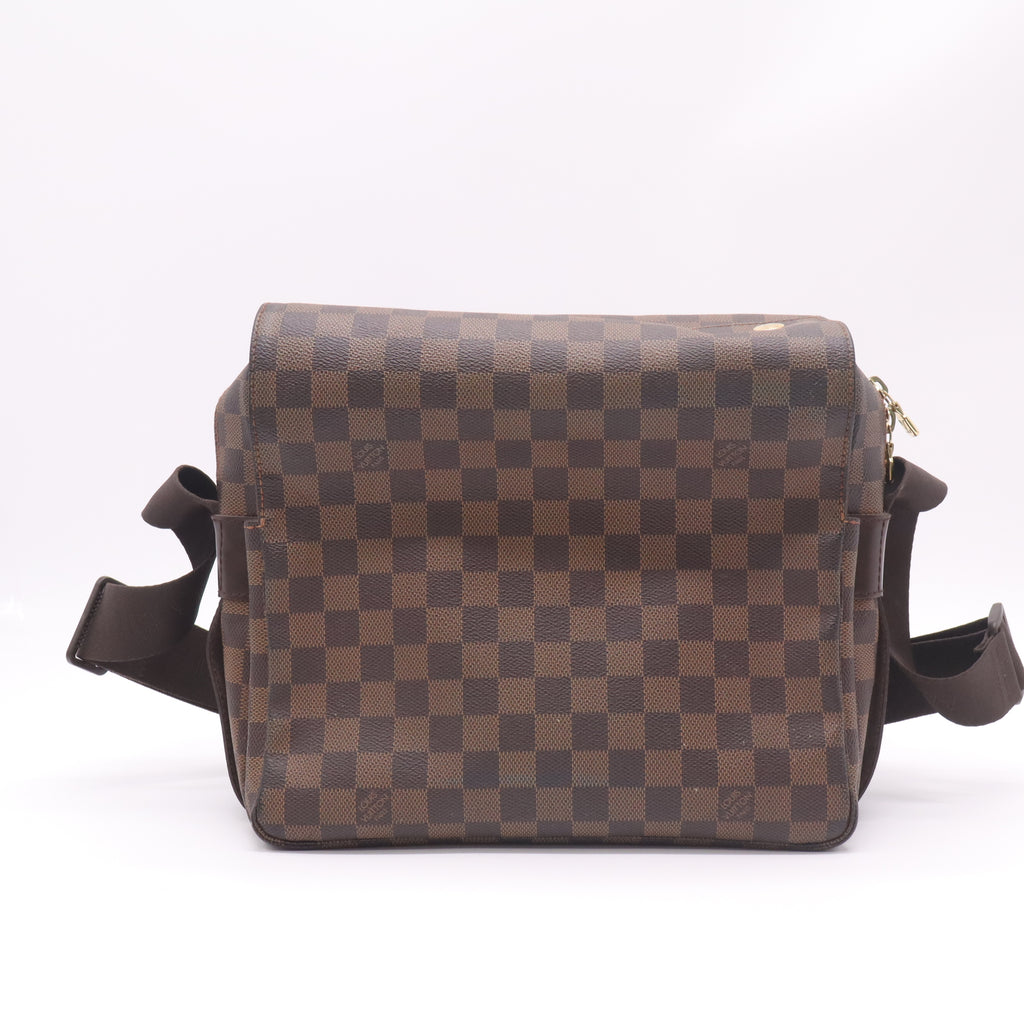 Louis Vuitton Damier Ebene Canvas Naviglio Messenger Bag Twins B23090