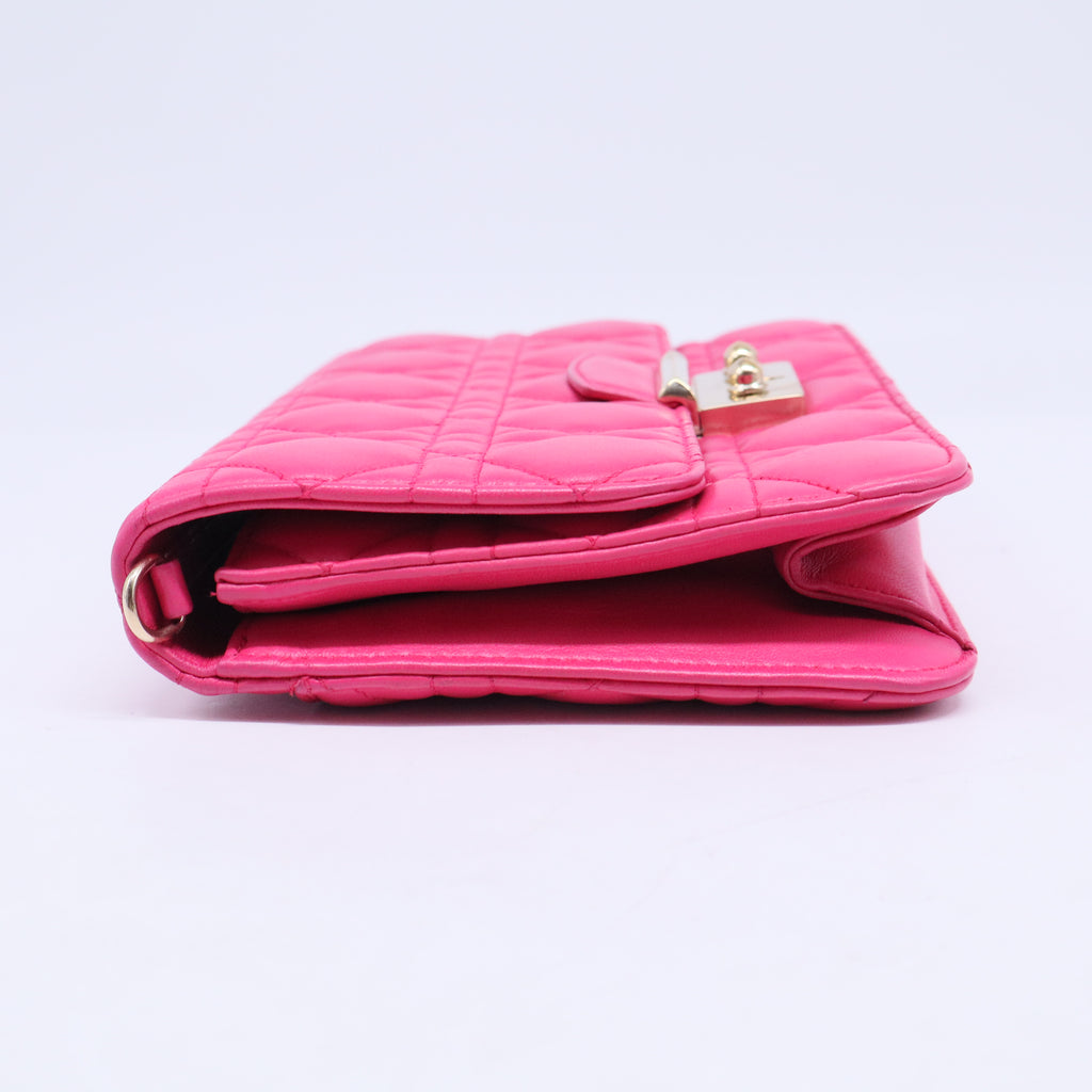 Miss Dior Promenade Pouch Cannage Quilt Lambskin Large B20643