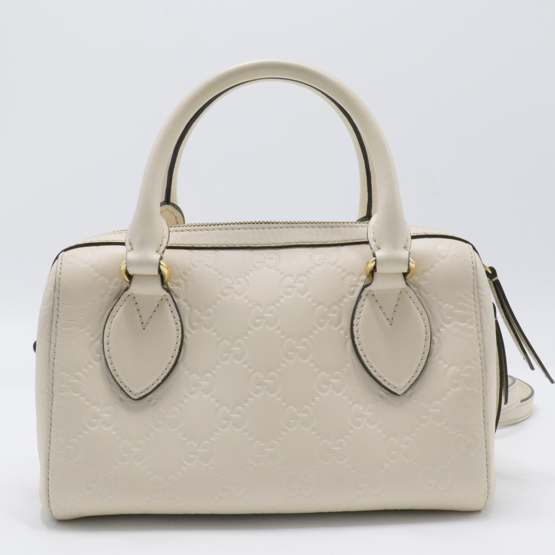 GG Signature Mini Boston Bag