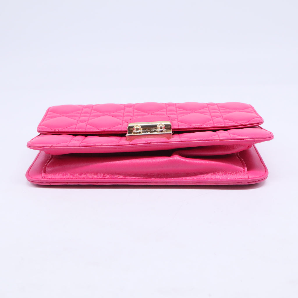 Miss Dior Promenade Pouch Cannage Quilt Lambskin Large B20643