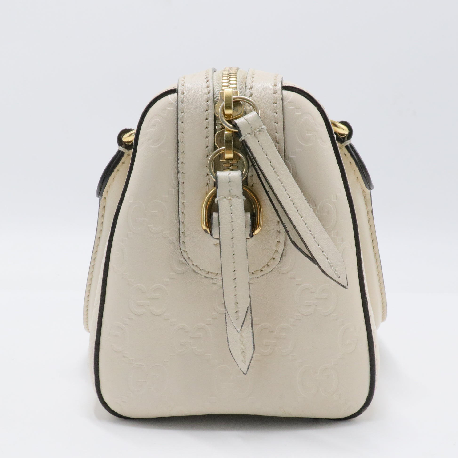GG Signature Mini Boston Bag