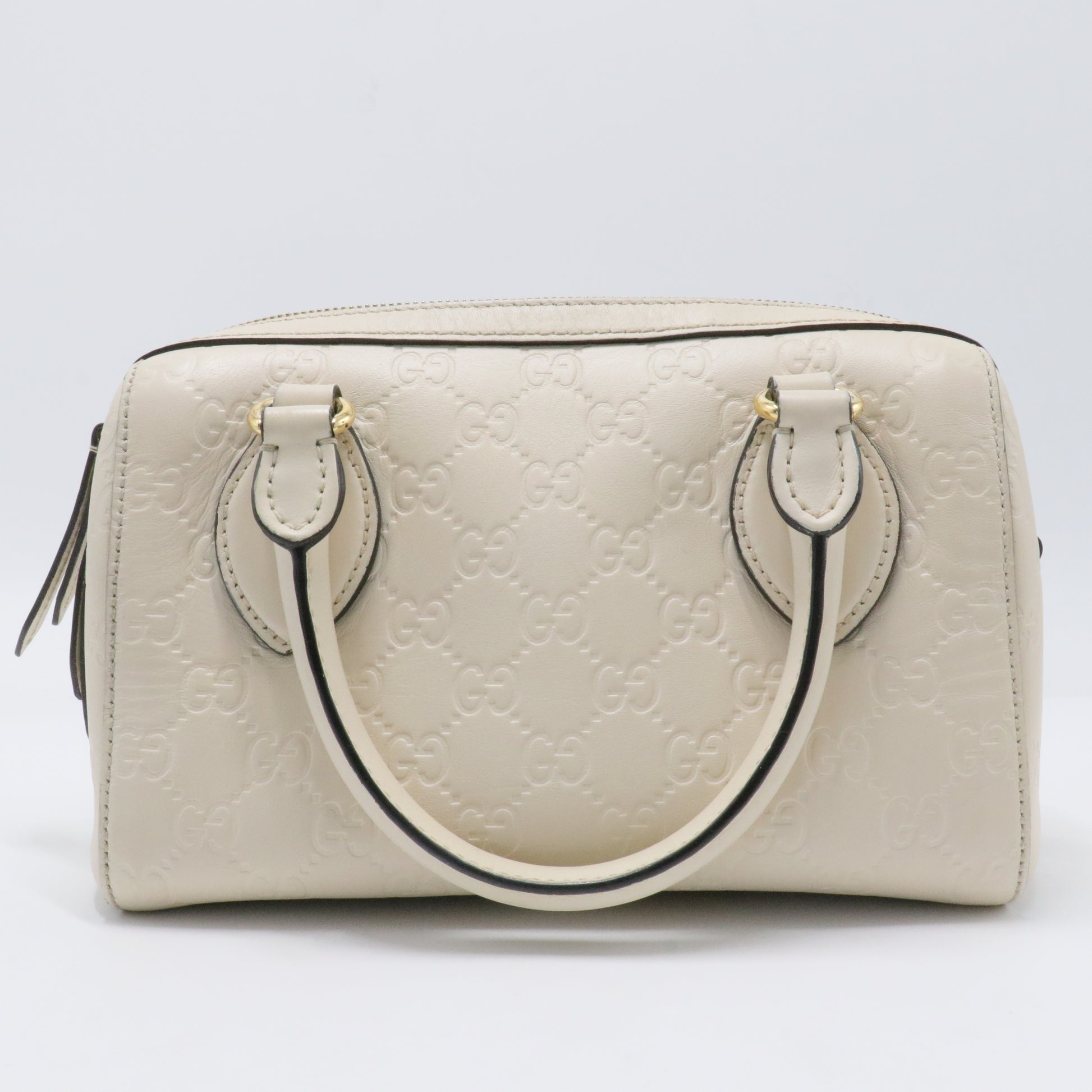 GG Signature Mini Boston Bag