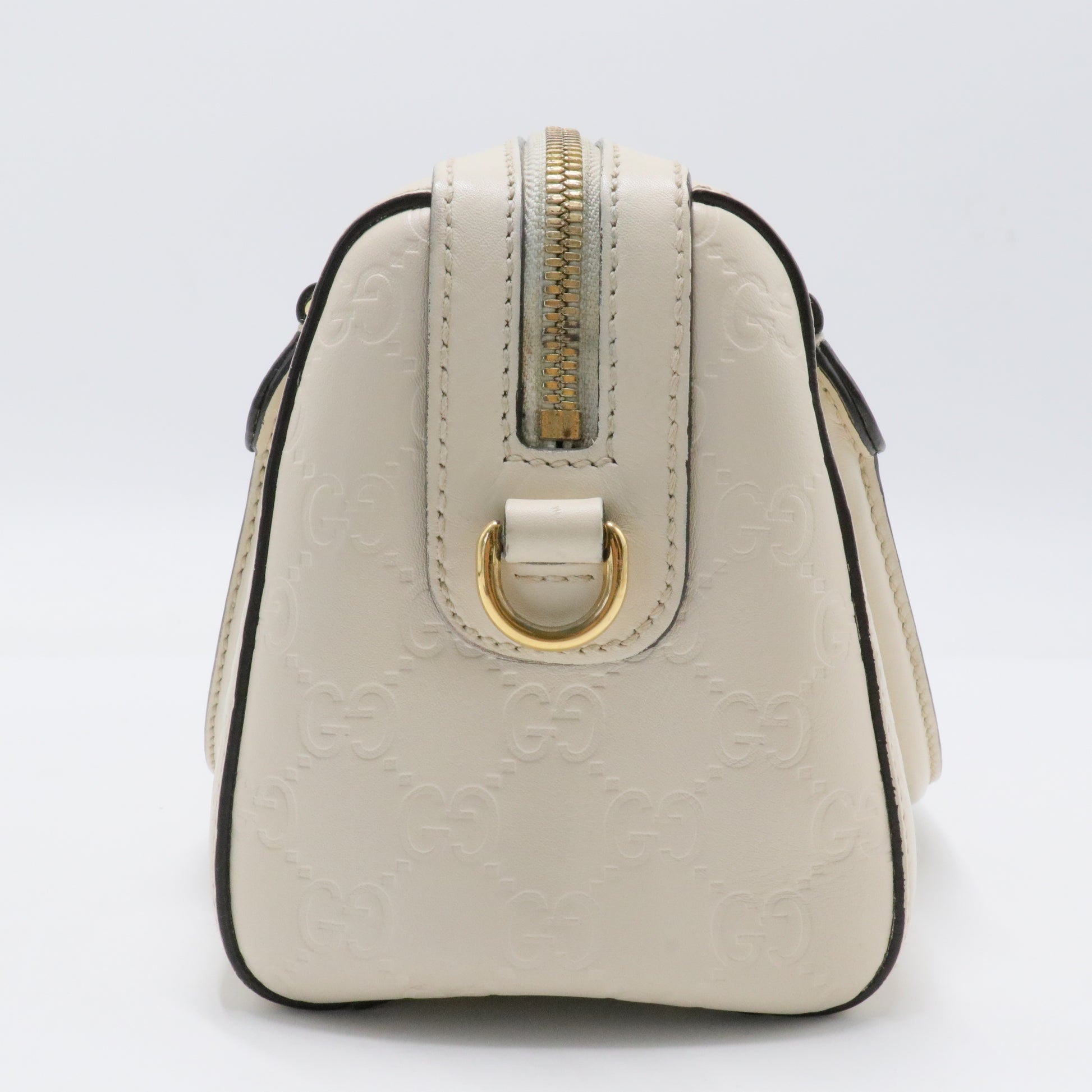 GG Signature Mini Boston Bag
