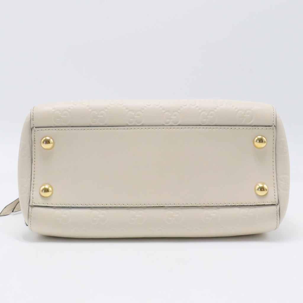 GG Signature Mini Boston Bag