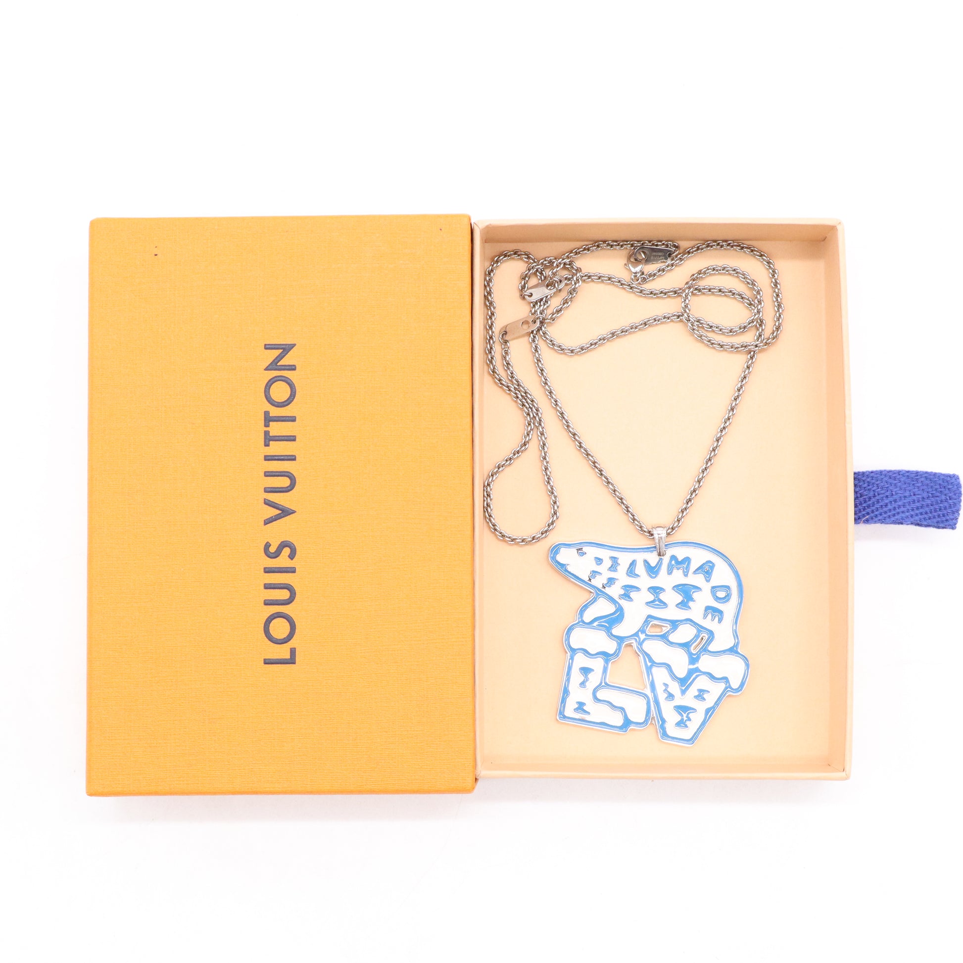 Louis Vuitton x Nigo Mountain Bear Necklace W21108