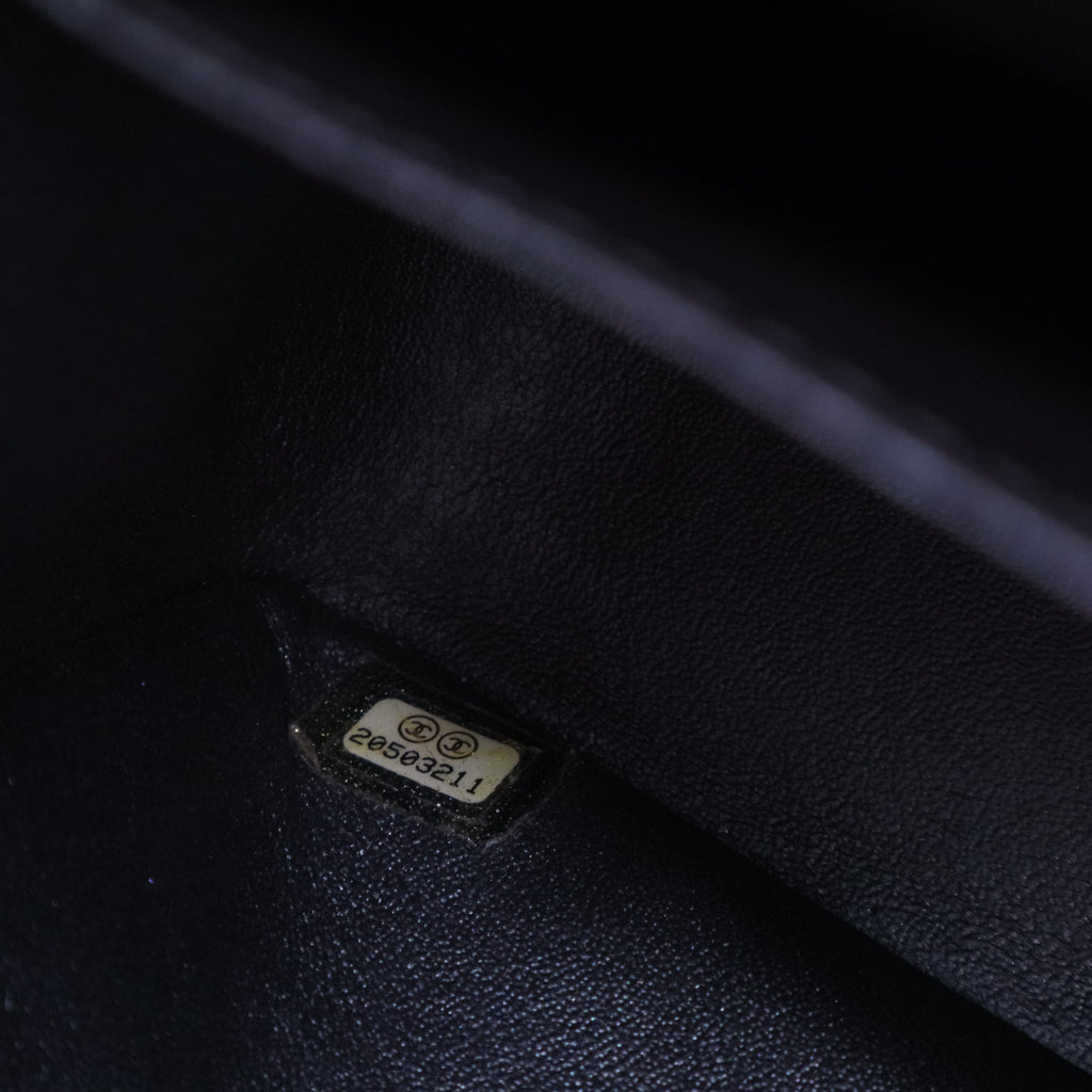 Classic Double Flap Bag Quilted Caviar Jumbo B12396