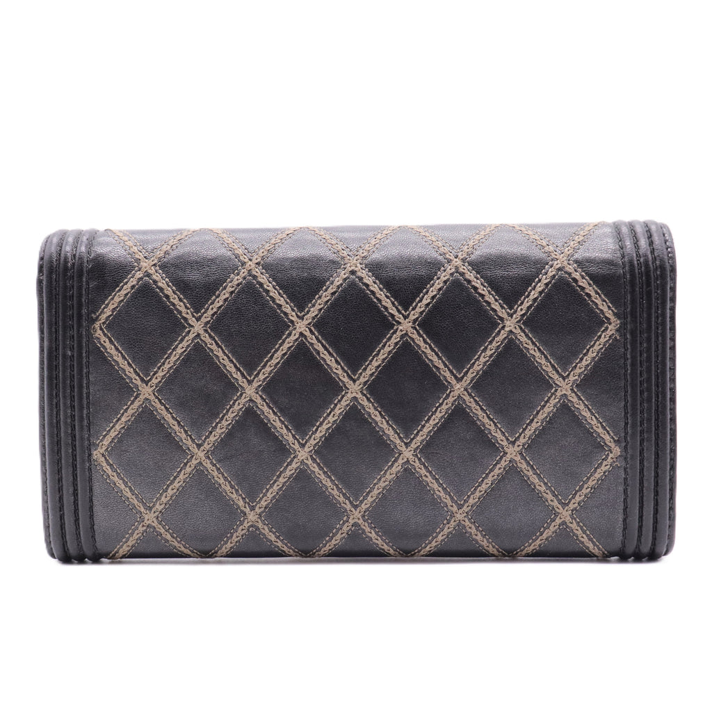 Chanel Black Leather Wallet
