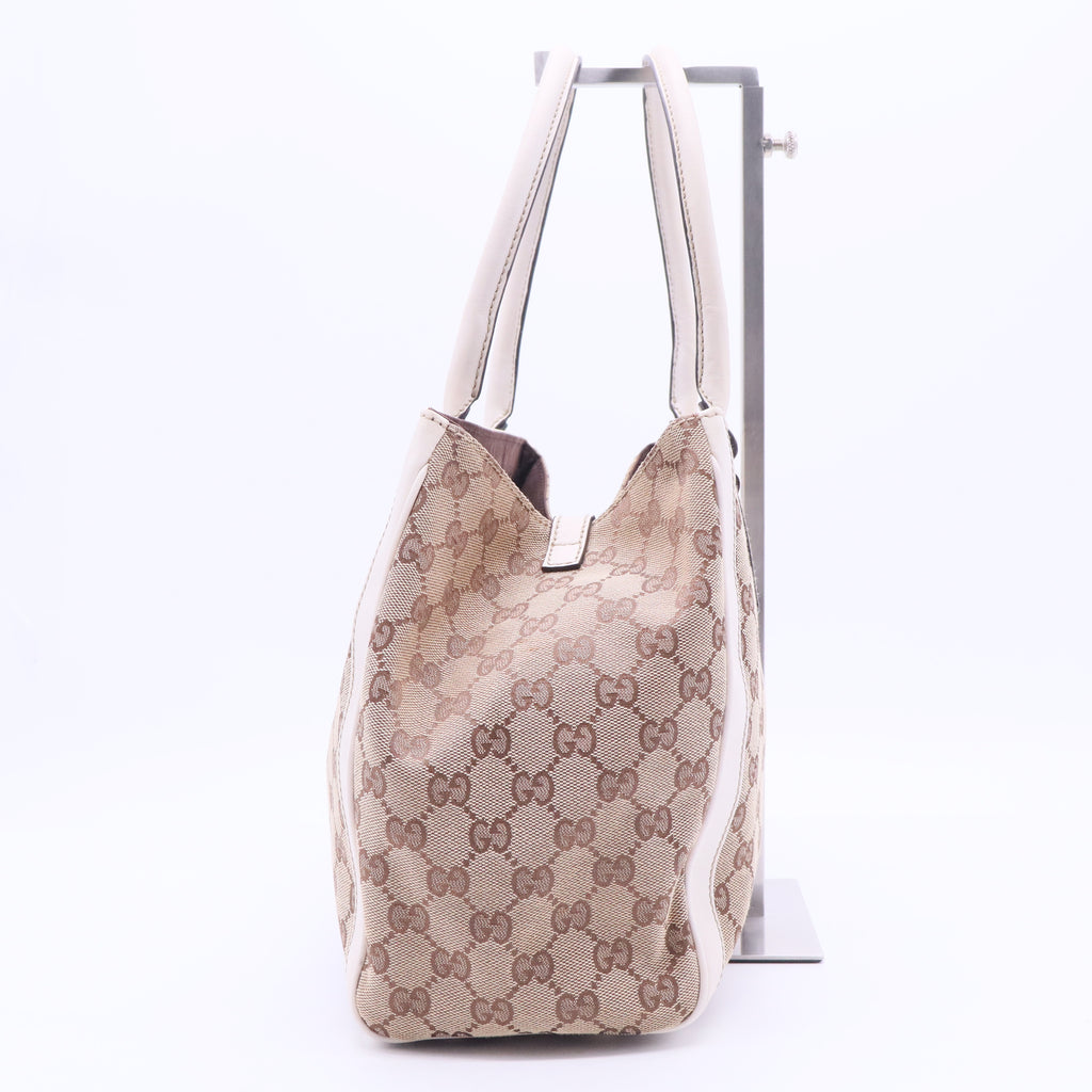 Brown GG Canvas Trophy Tote Beige B20043