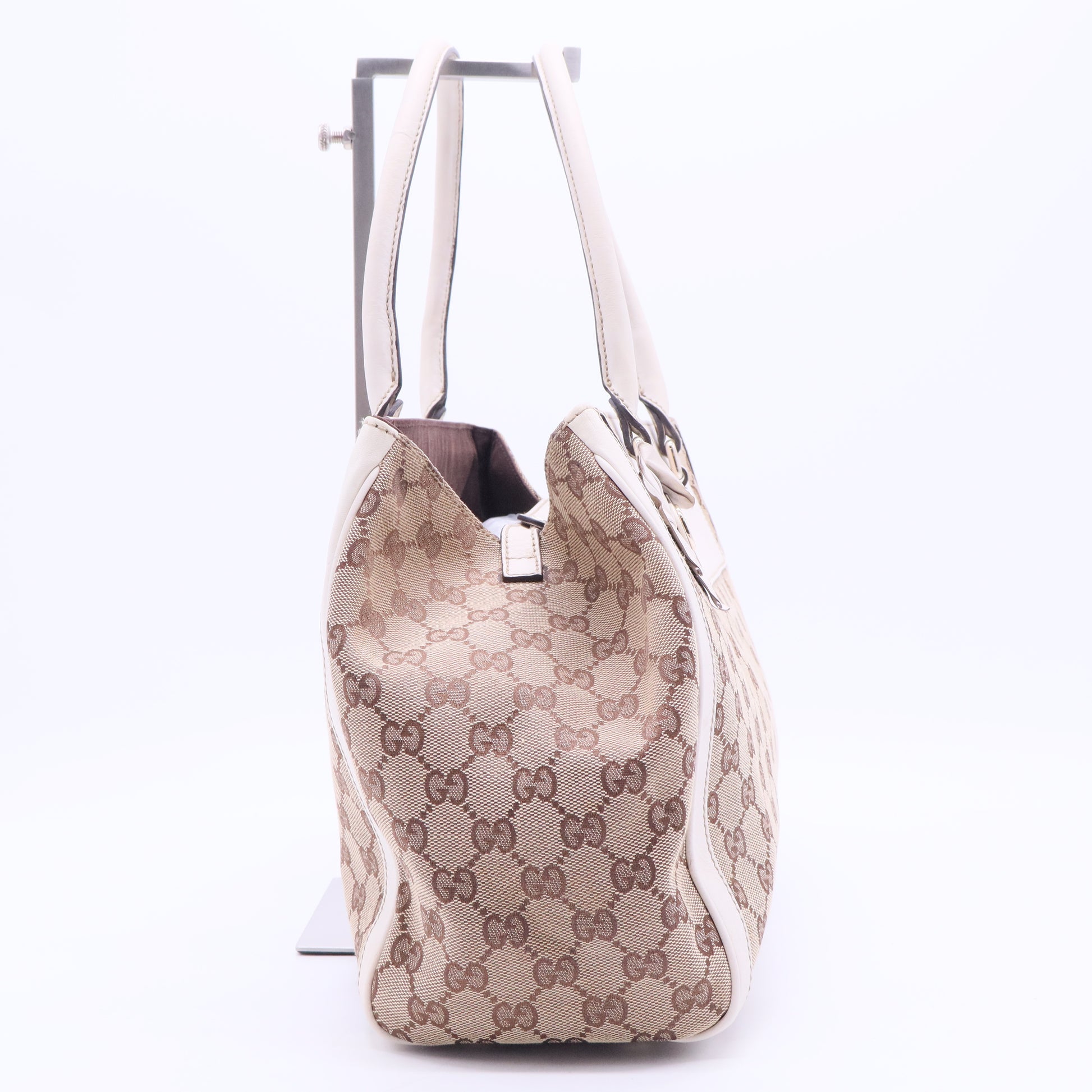 Brown GG Canvas Trophy Tote Beige B20043