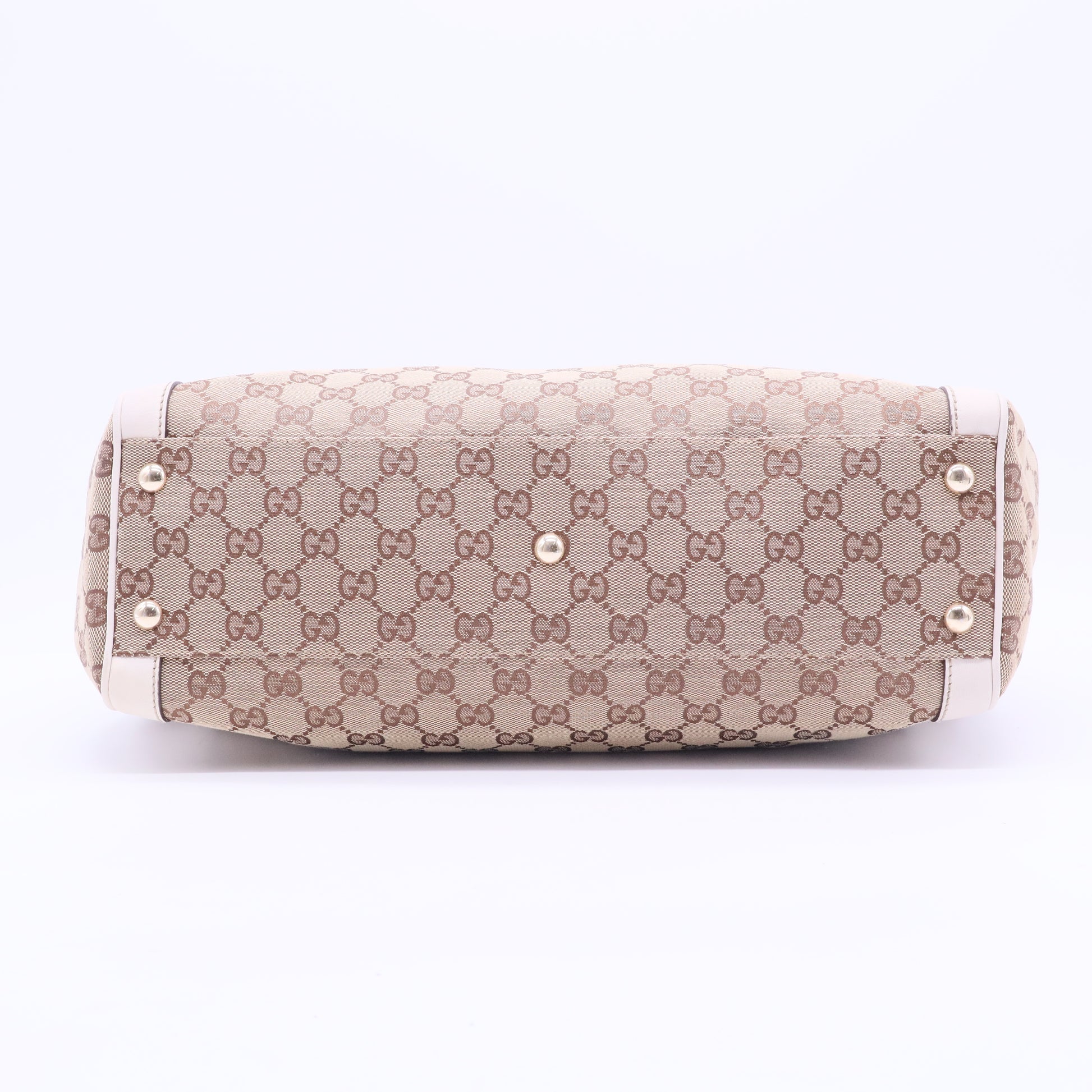 Brown GG Canvas Trophy Tote Beige B20043