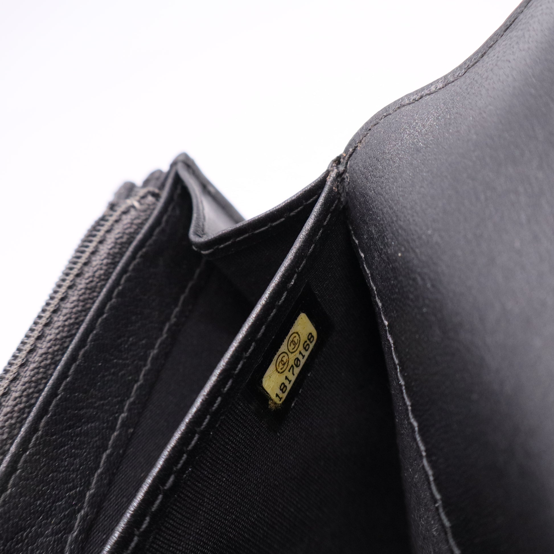 Chanel Black Leather Wallet