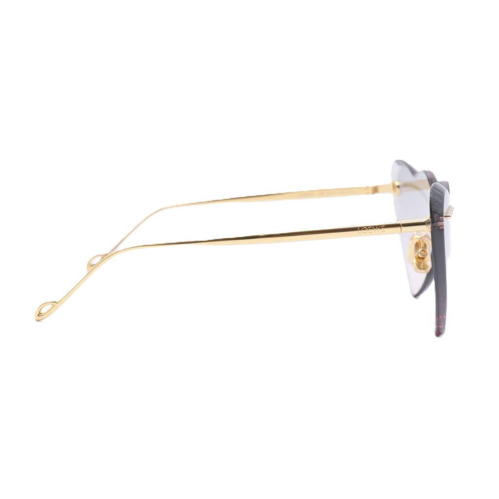 Paula Heart Cat-Eye Sunglasses