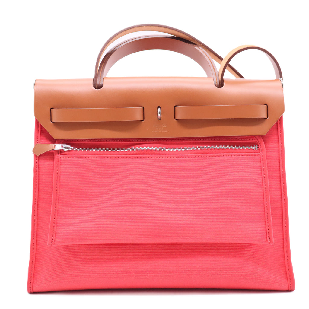 Herbag Zip Leather and Toile 31