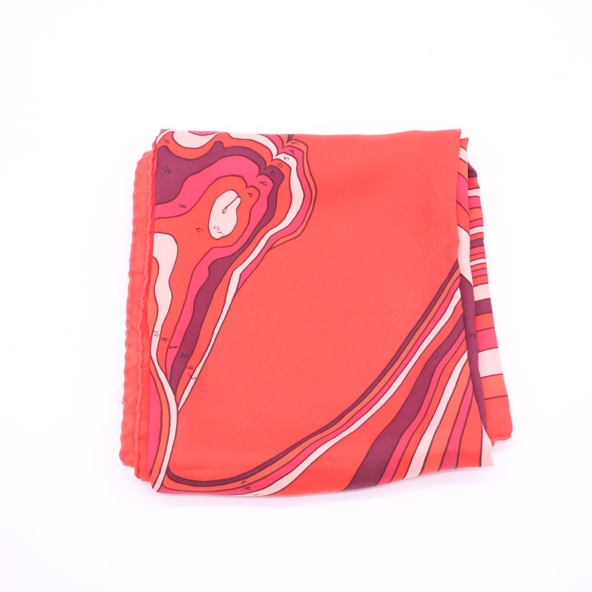 Pegase Paysage Wash Silk Scarf w/ Tags W23467