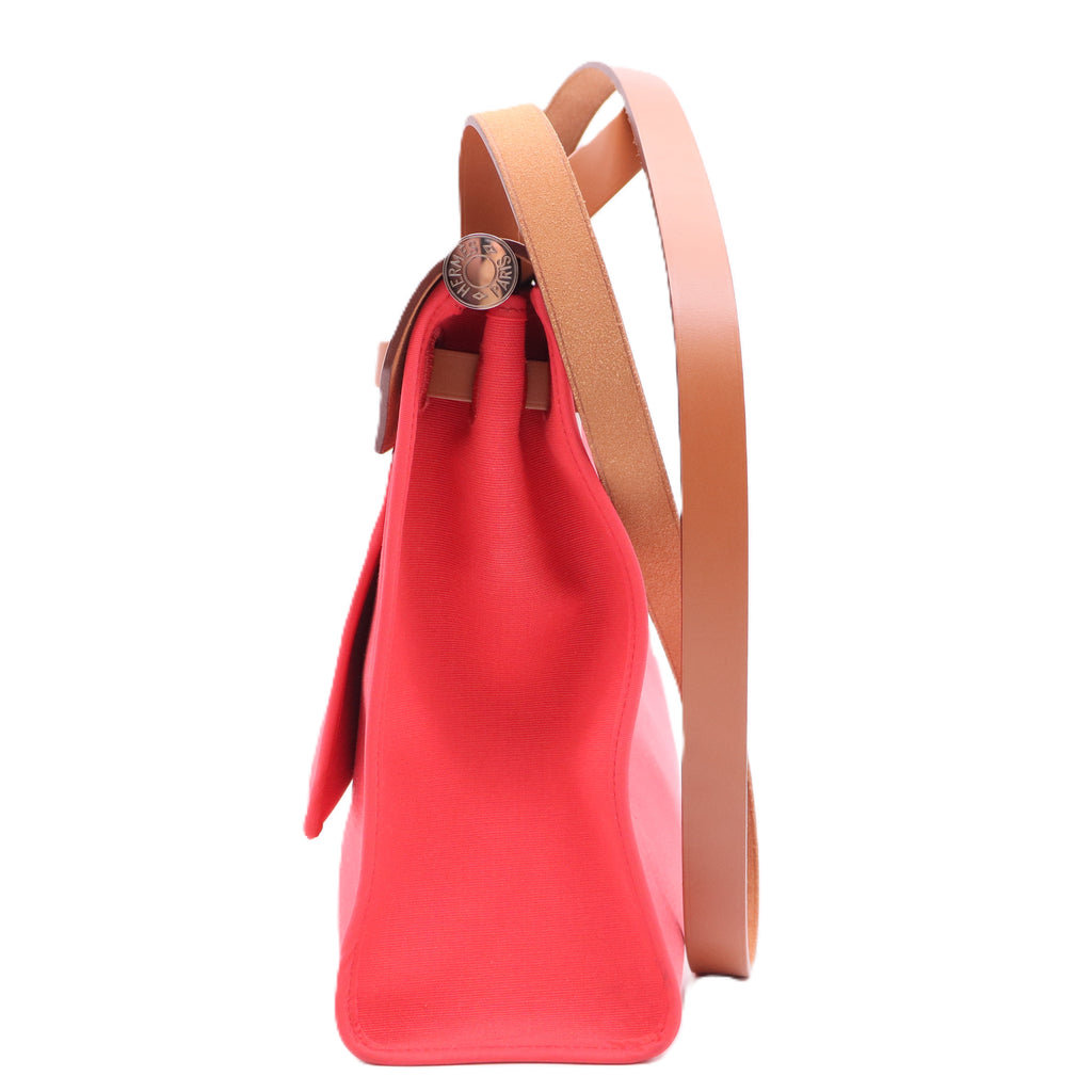 Herbag Zip Leather and Toile 31