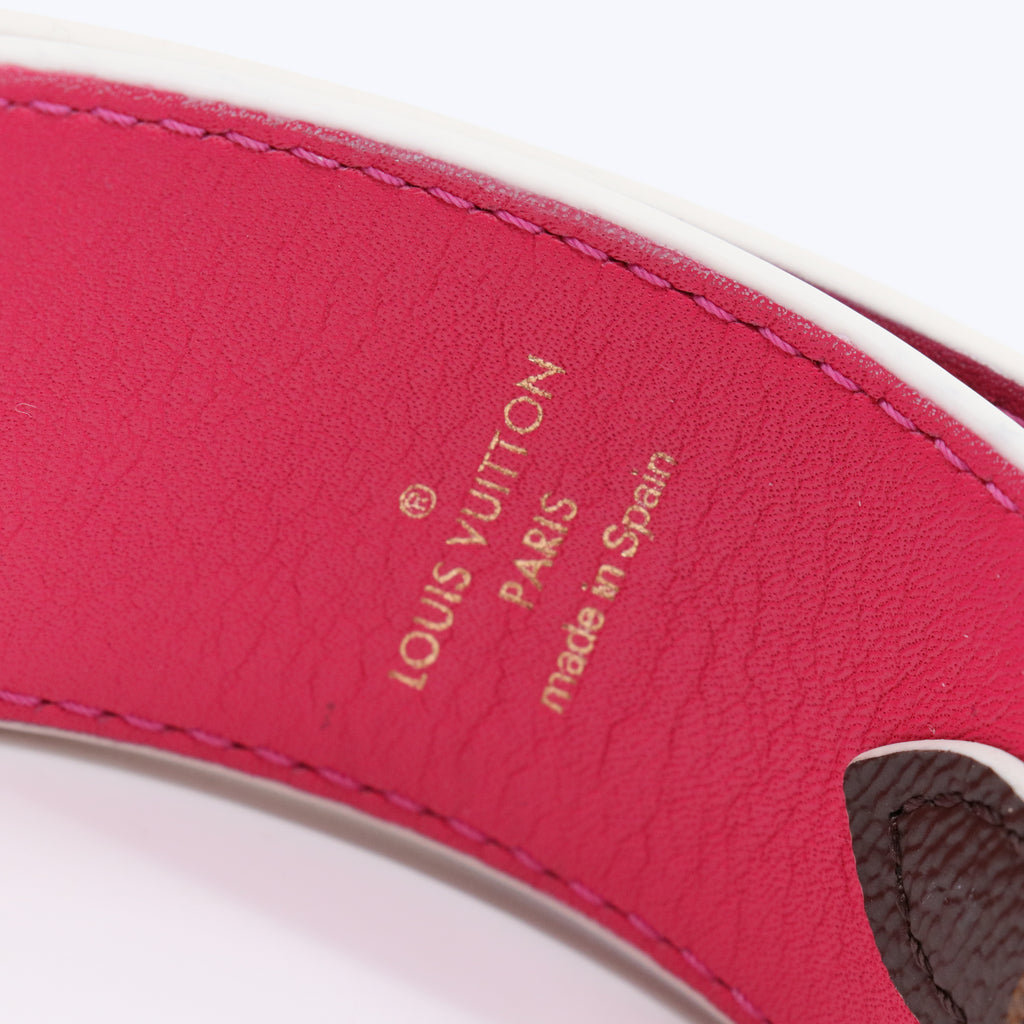 Monogram Bandouliere Shoulder Strap Pink