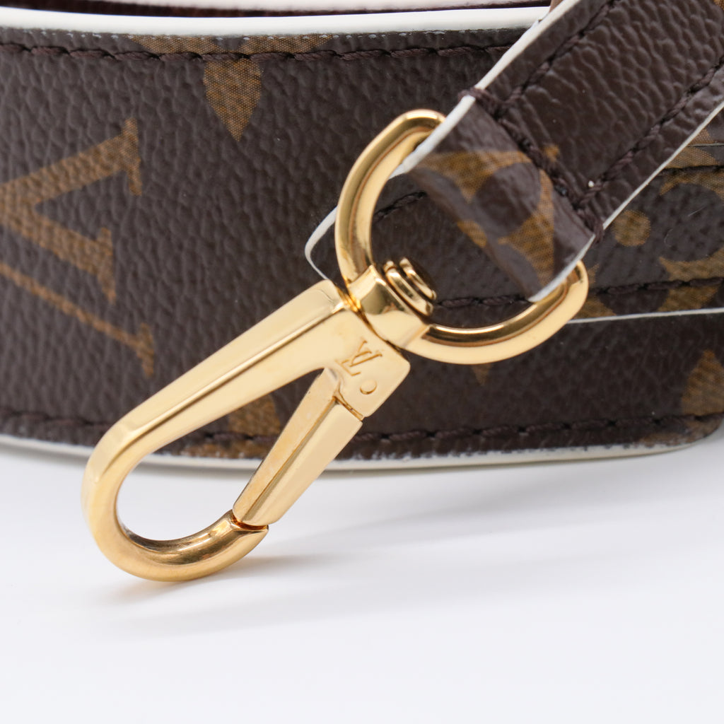 Monogram Bandouliere Shoulder Strap Pink