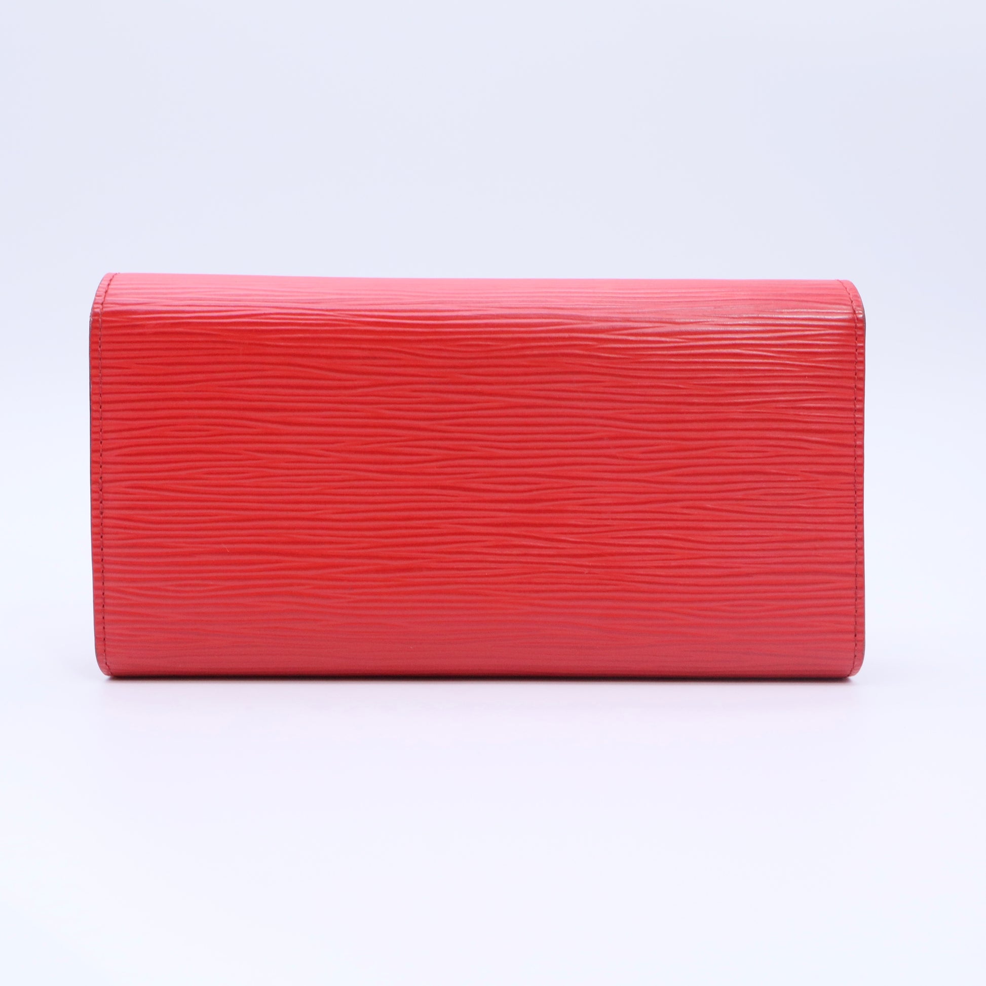 Red Calf Leather wallet twins