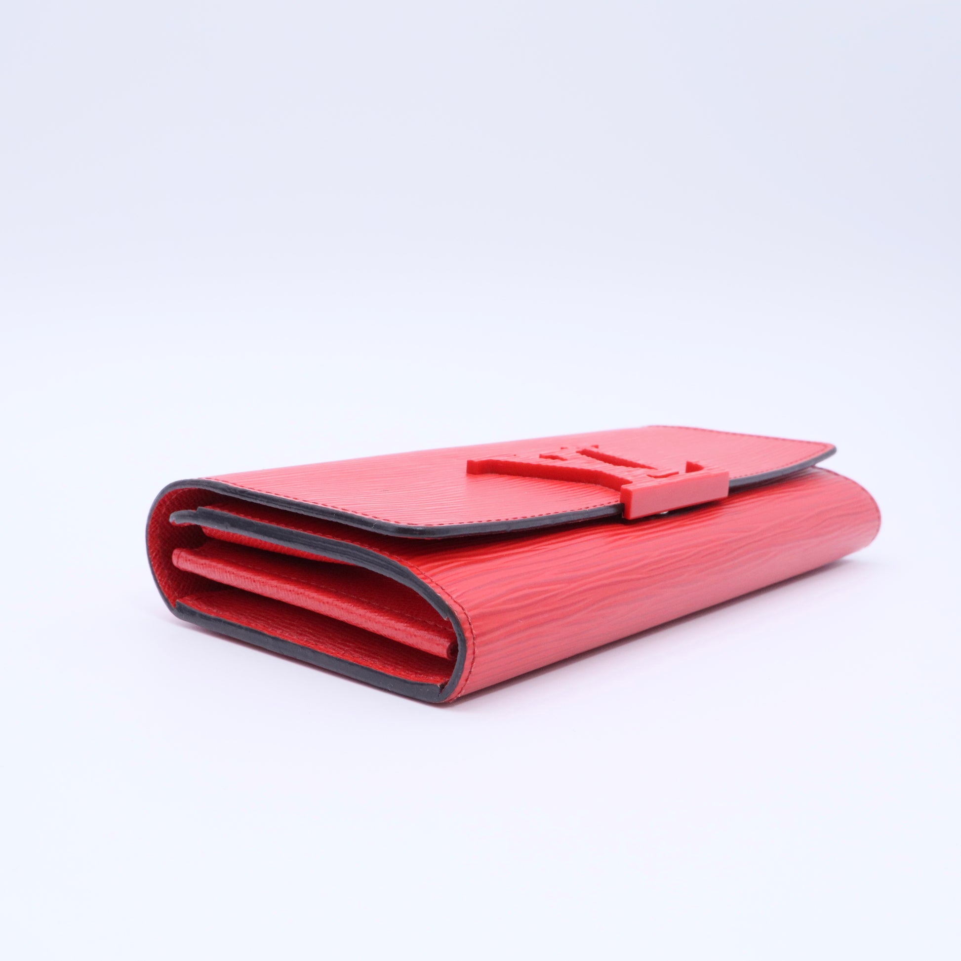 Red Calf Leather wallet twins