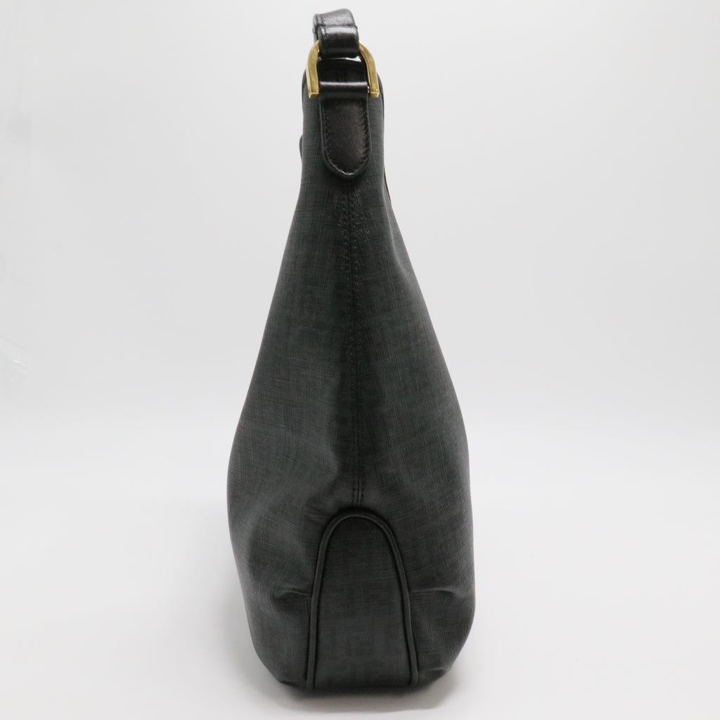 Black Zucchino Canvas Hobo
