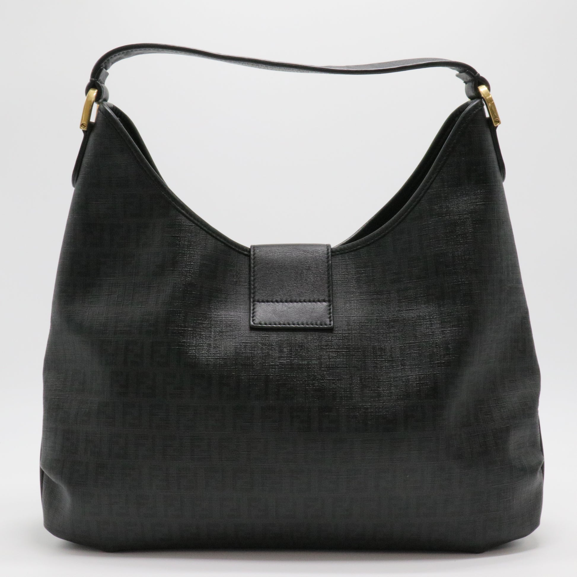 Black Zucchino Canvas Hobo