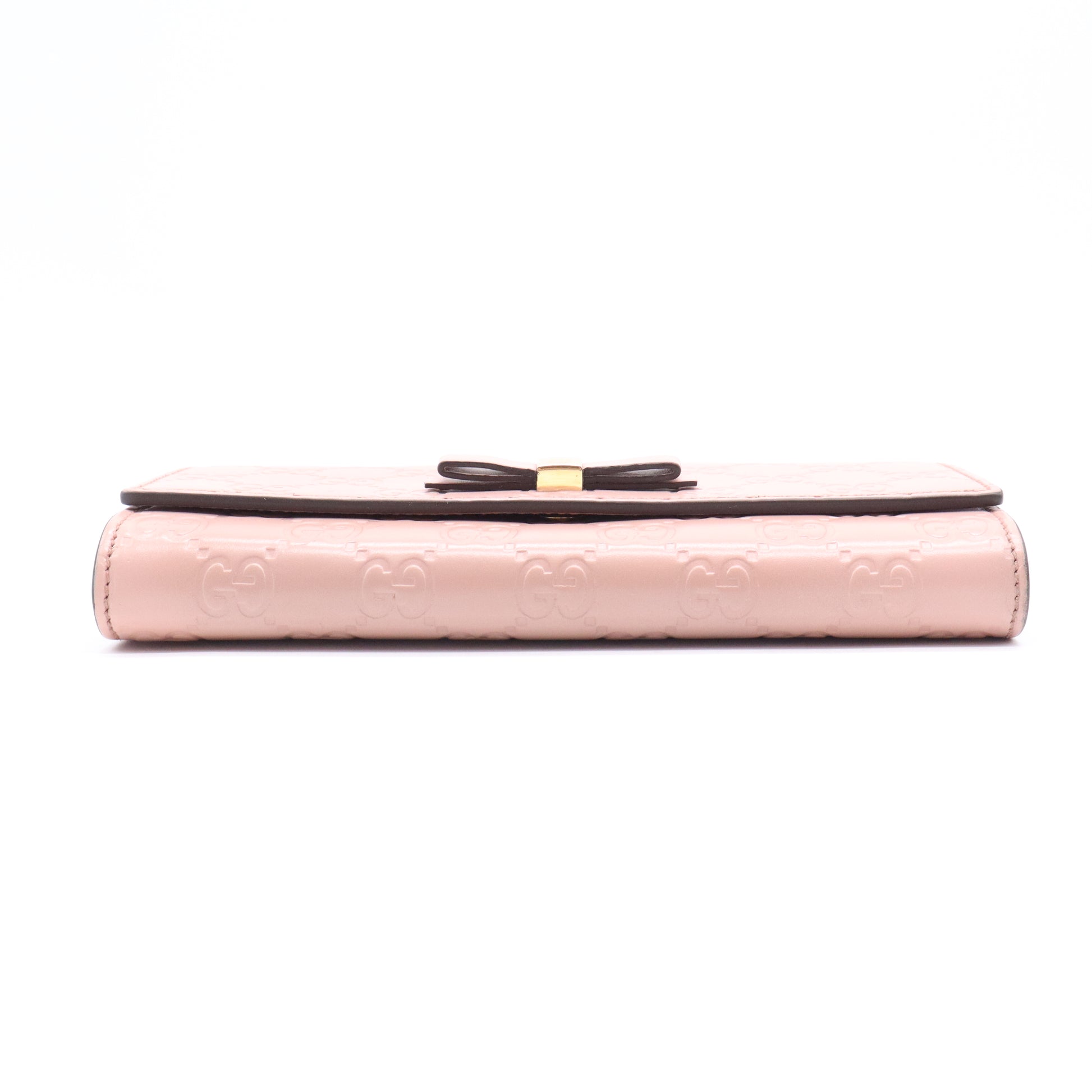 Gucci Guccissima Bowy Continental Flap Wallet W21064