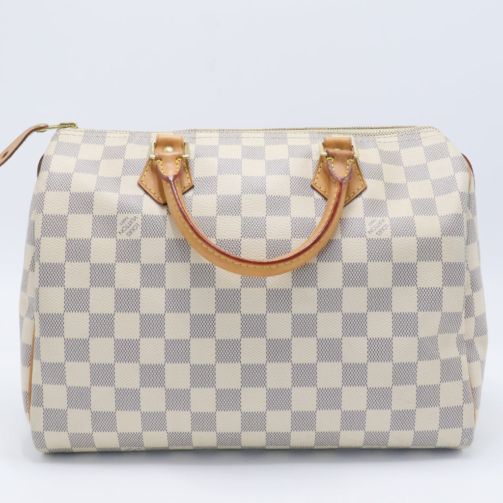 Speedy Handbag Damier Azur 30 Twins