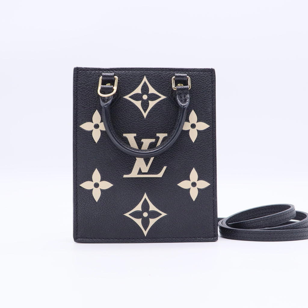 Petit Sac Plat Bag Bicolor Monogram Empreinte Giant TWINS LDJ3354