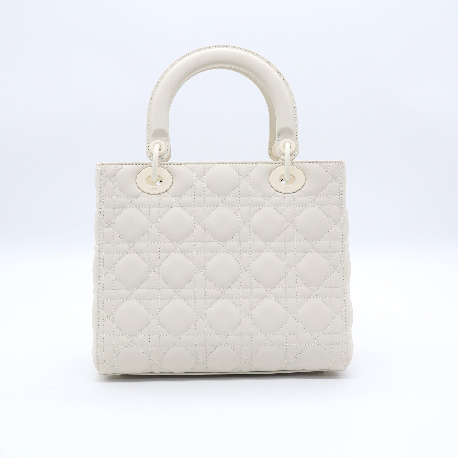 Ultra Matte Lady Dior Bag Cannage Quilt Calfskin Medium Twins LDJ3369