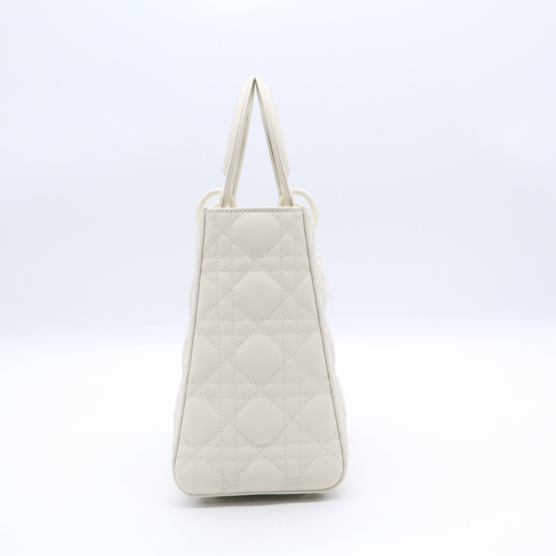 Ultra Matte Lady Dior Bag Cannage Quilt Calfskin Medium Twins LDJ3369