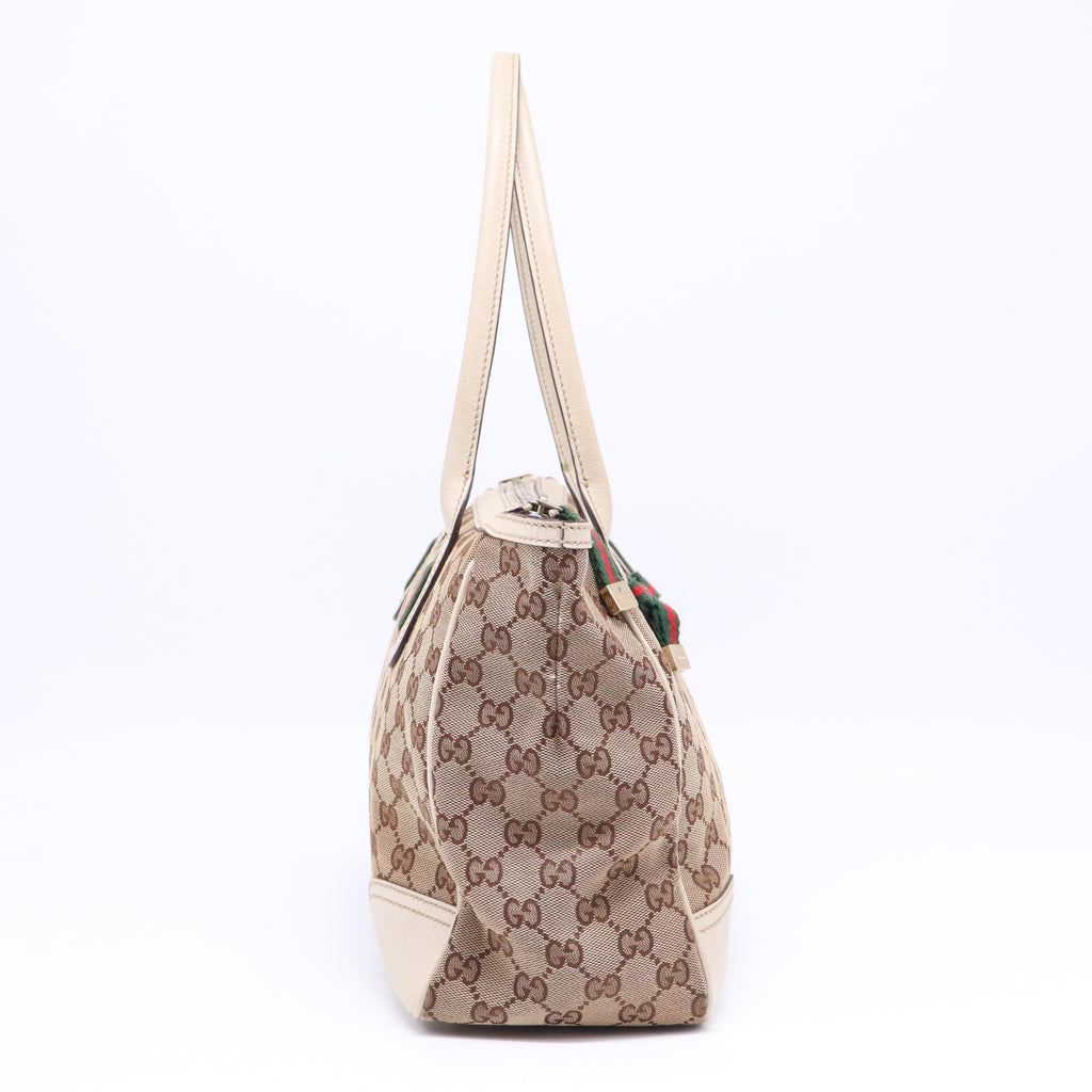 Monogram Medium Princy Tote Off White B21530