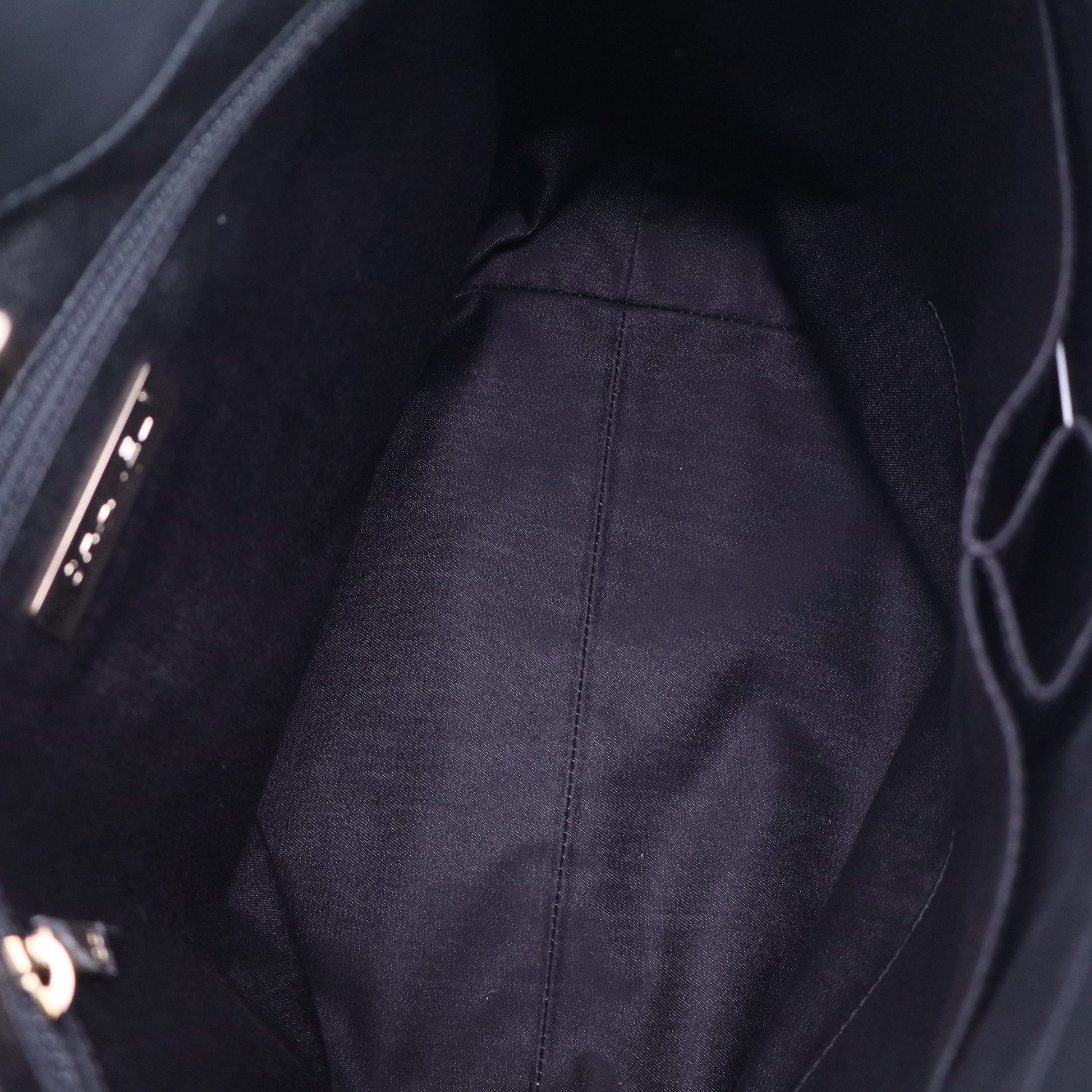 Calfskin Stitched Over & Over Hobo Black twins