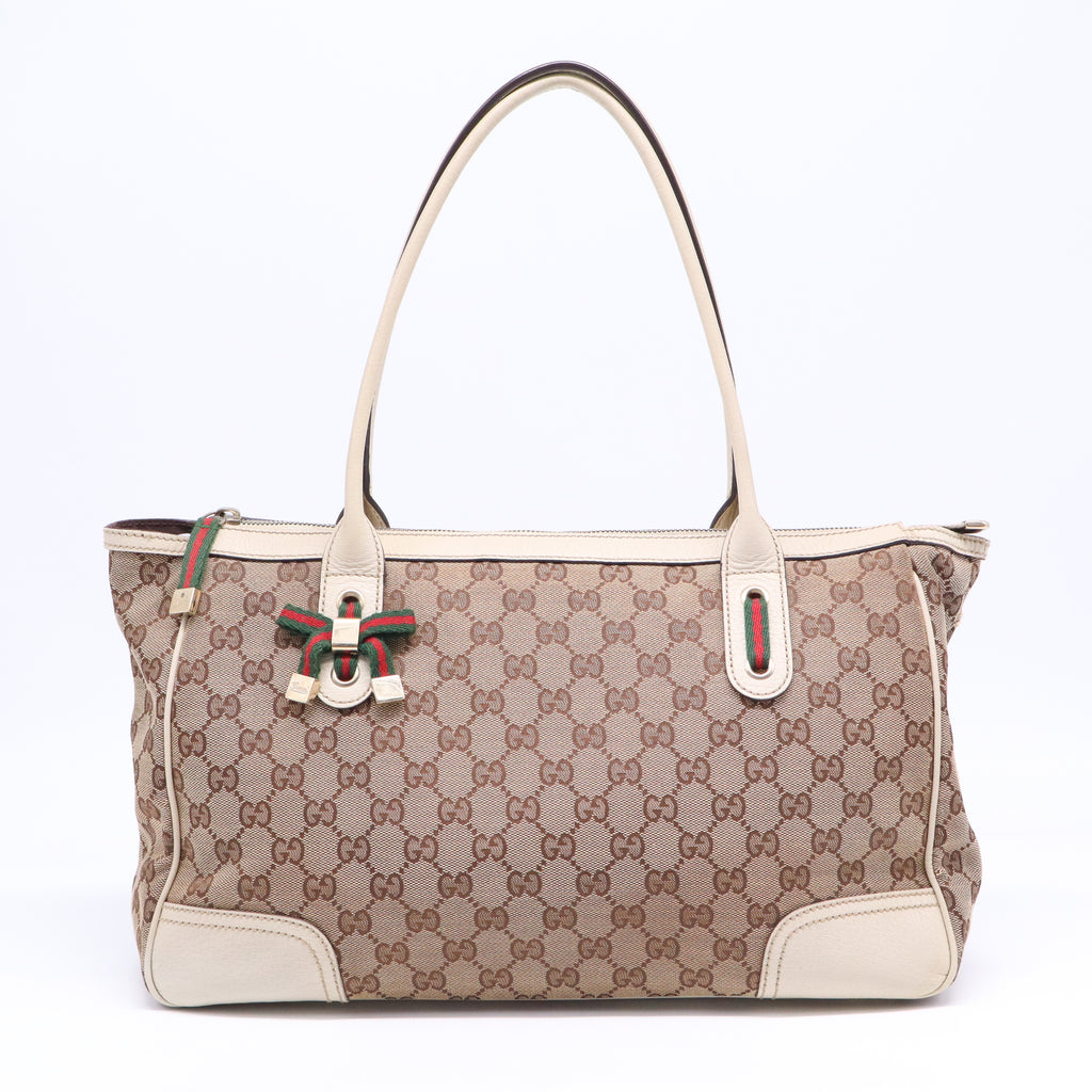 Monogram Medium Princy Tote Off White B21530
