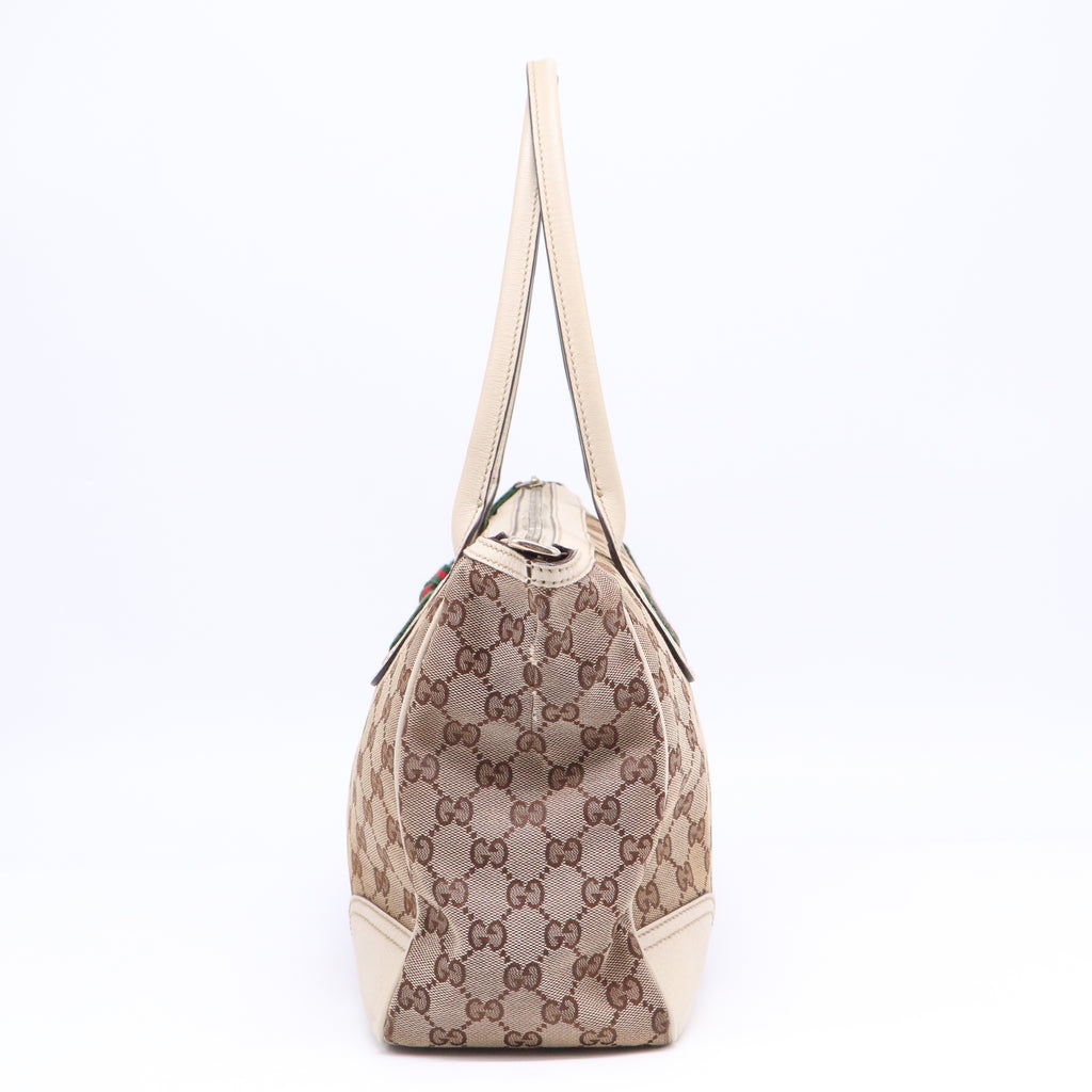 Monogram Medium Princy Tote Off White B21530