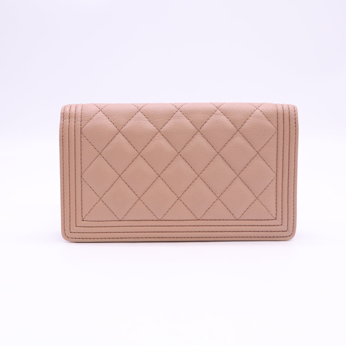Lambskin Quilted Boy Yen Wallet W23437