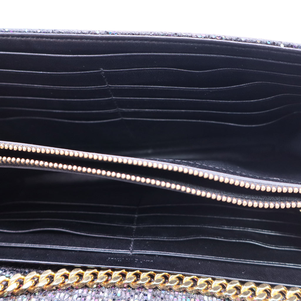 Black Sequined Shoulder Bag twins