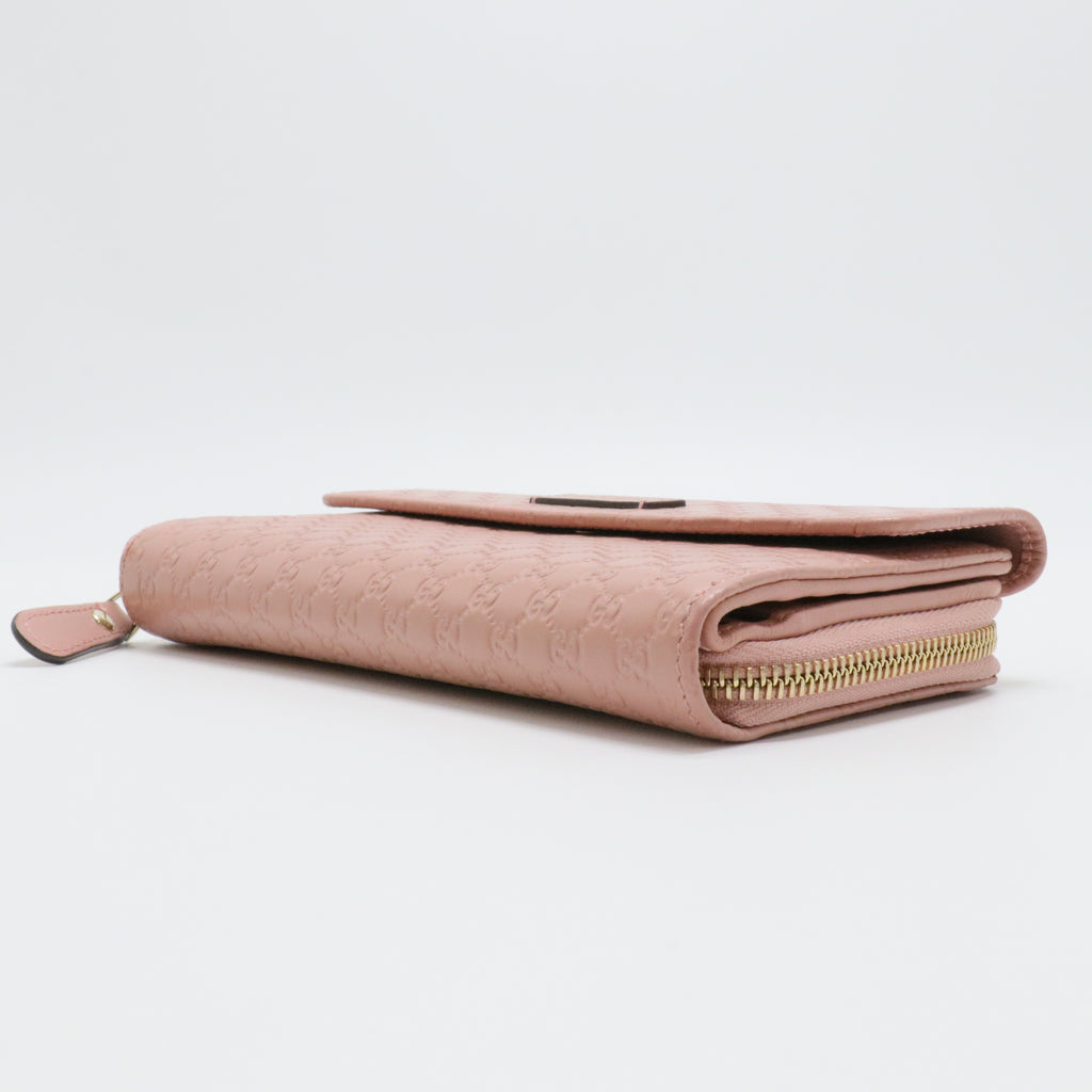 Microguccissima Continental Flap Wallet