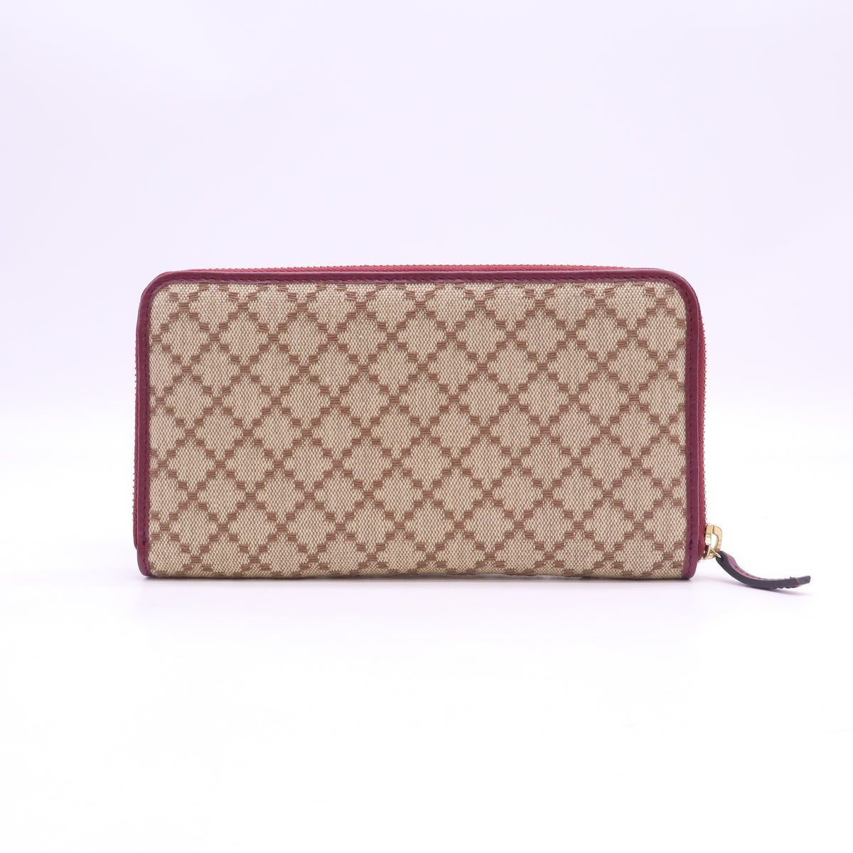 Diamante Print Canvas Continental Wallet W23497