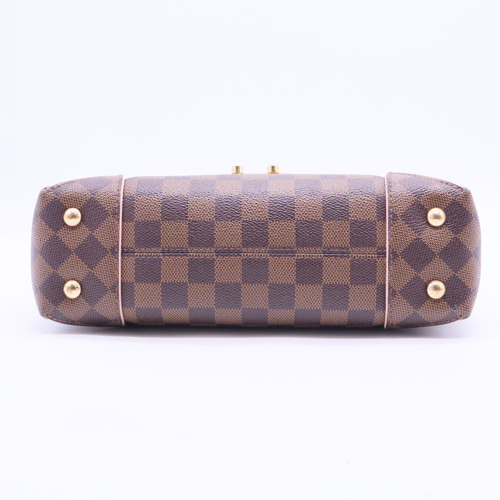 Caissa Chain Damier Ebene Clutch Shoulder Bag B12084