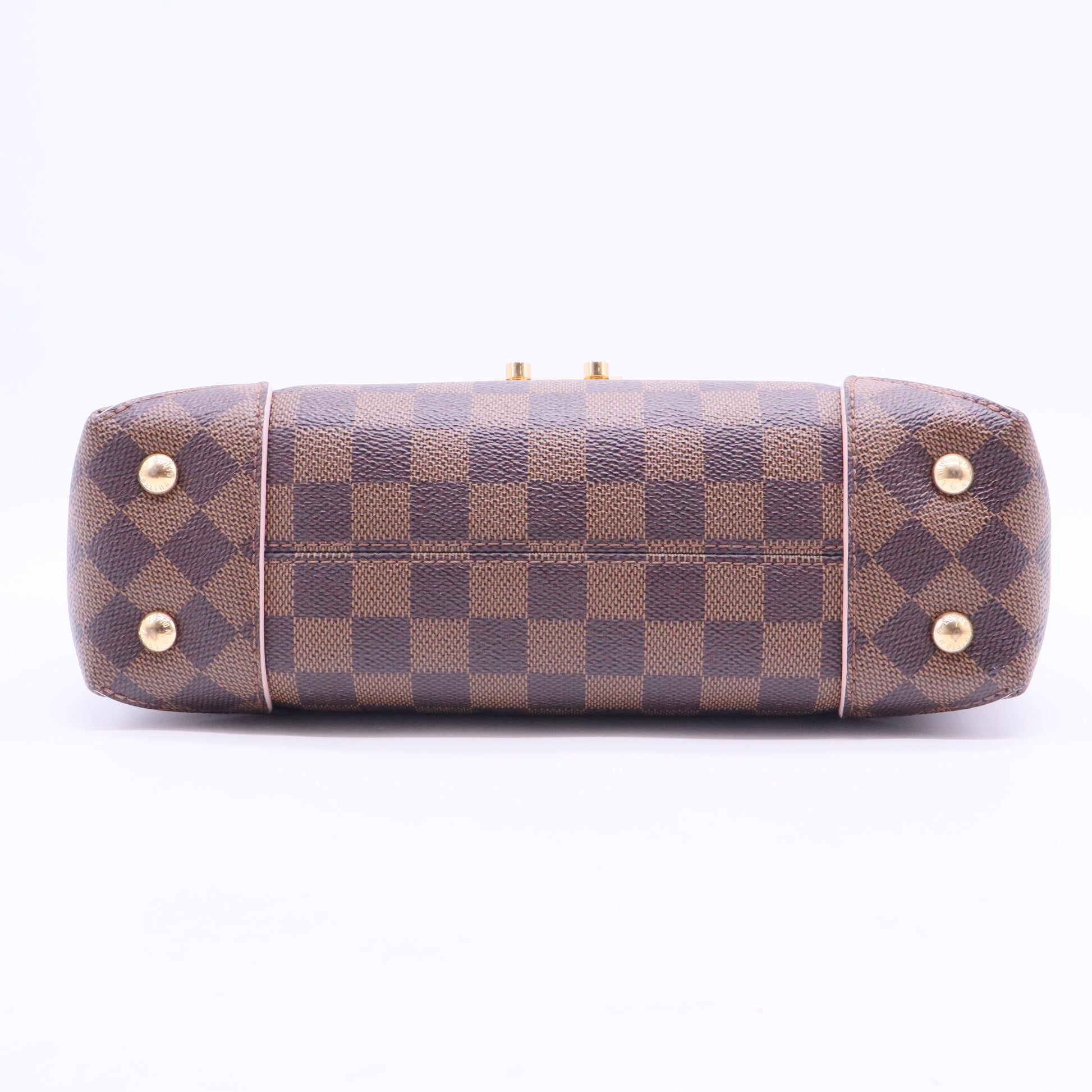 Caissa Chain Damier Ebene Clutch Shoulder Bag B12084