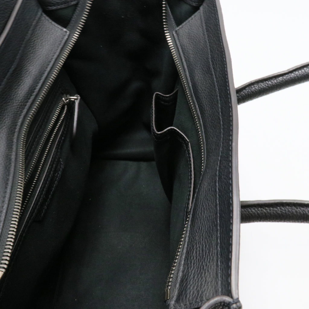 Luggage Bag Smooth Leather Micro