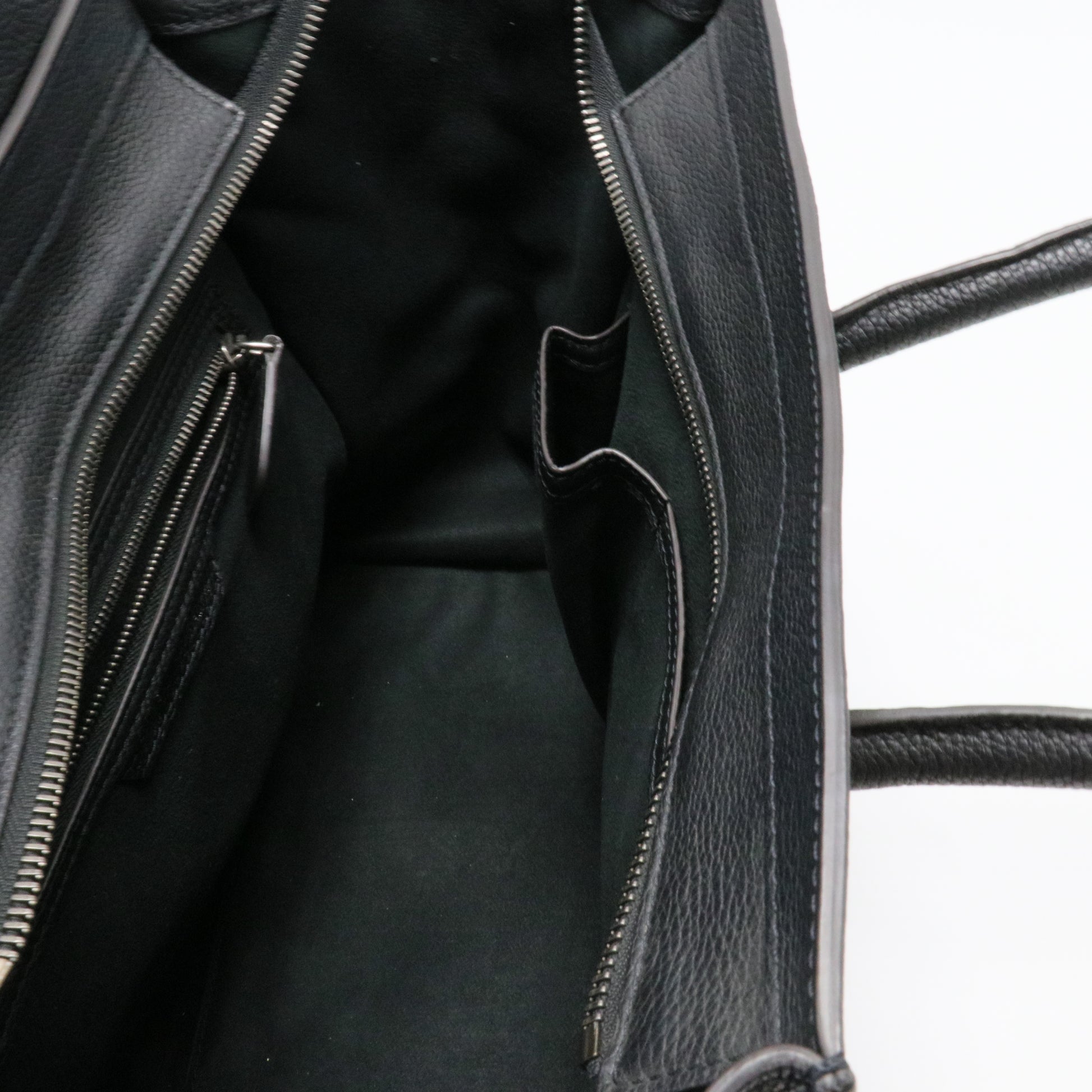 Luggage Bag Smooth Leather Micro