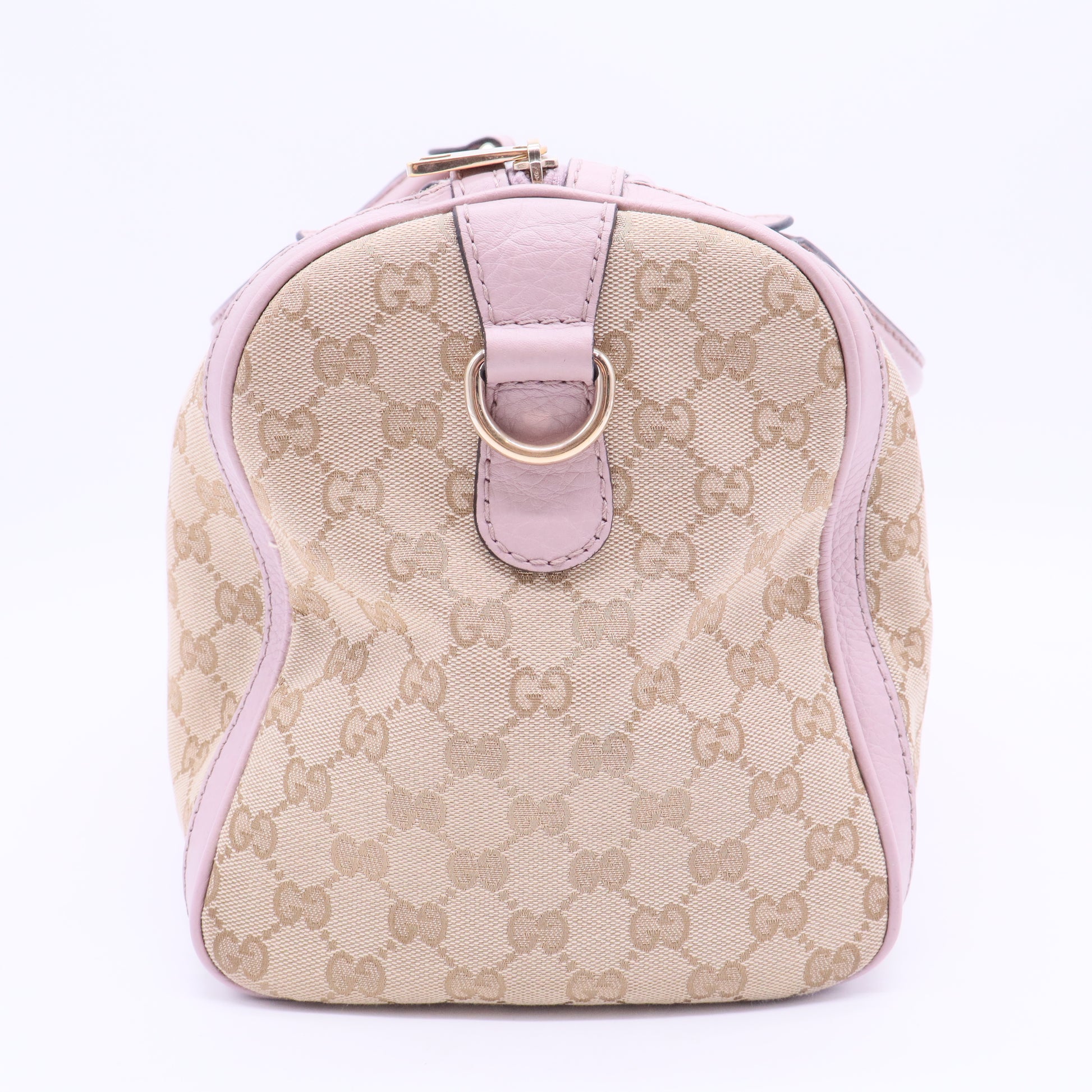 Vintage Web Boston Bag GG Canvas Medium B12328