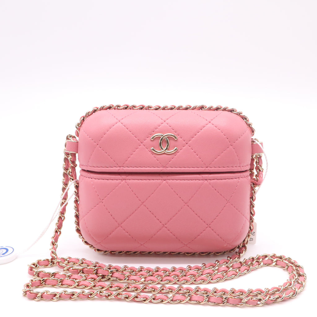Chanel Chain Around Phone Holder Box Crossbody Twins LDZ235