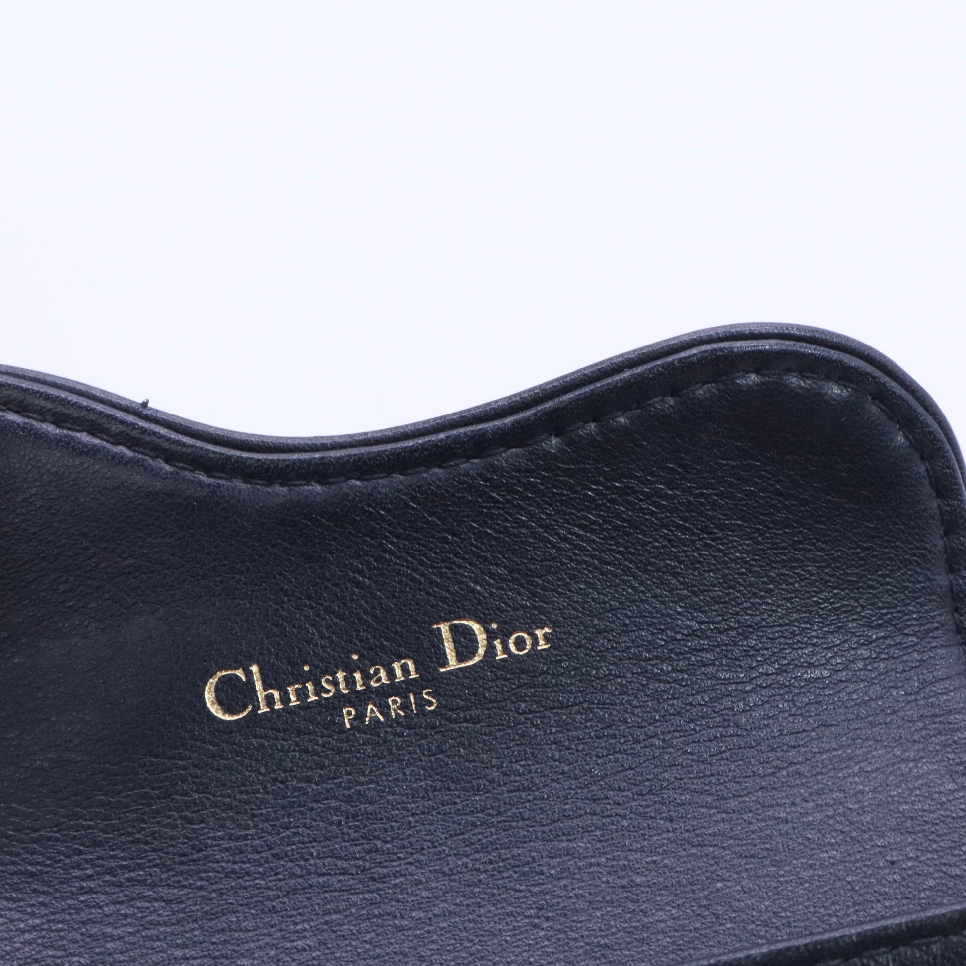 Oblique Saddle Card Holder Blue twins